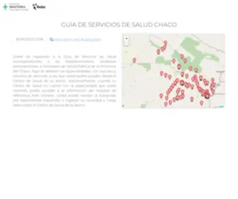 Saludservicioschaco.net(CHACO Gobierno de todos) Screenshot