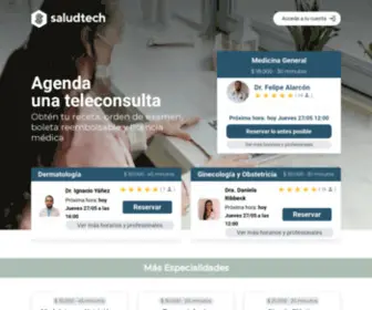 Saludtech.cl(Agenda una teleconsulta) Screenshot