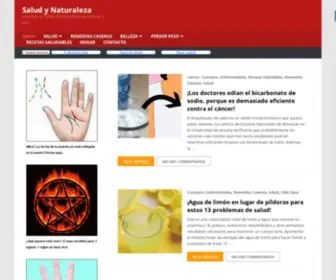 Saludynaturaleza.net(Salud y Naturaleza) Screenshot