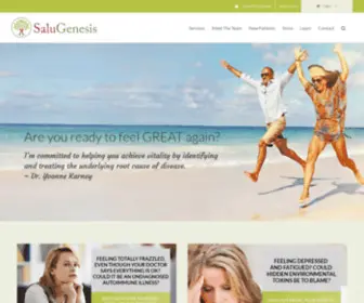 Salugenesis.com(Functional Medicine Chicago McHenry County) Screenshot