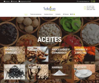 Salugran.com(Productos Alimenticios) Screenshot