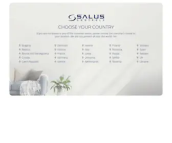 Salus-Controls.com(Choose your country) Screenshot
