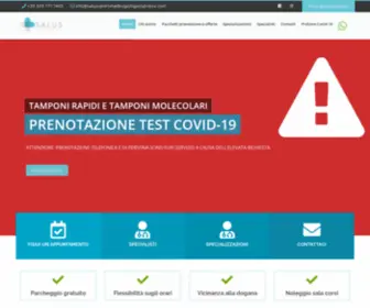 Saluscentromedicopolispecialistico.com(Salus Centro medico polispecialistico Como) Screenshot