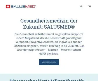 Salusmed.ch(Das Gesundheitsportal) Screenshot