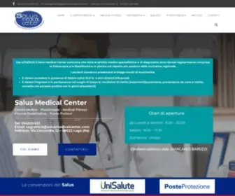 Salusmedicalcenter.com(Centro medico polispecialistico e di fisioterapia) Screenshot