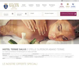 Salusterme.it(Abano Terme Hotel Salus) Screenshot