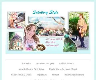 Salutarystyle.com(Lifestyle, Mode & mehr) Screenshot