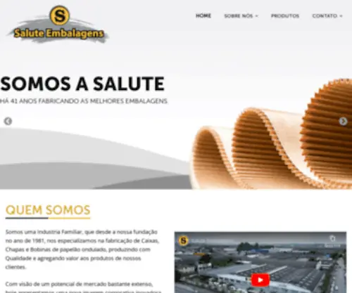 Salute-Embalagens.com.br(Salute Embalagens) Screenshot