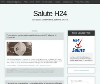 Saluteh24.com(Salute H24) Screenshot