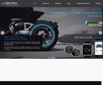 Salutica.com(Salutica Berhad) Screenshot