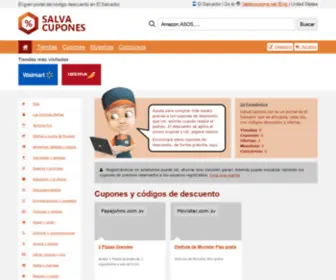 Salvacupones.net(Cupones) Screenshot