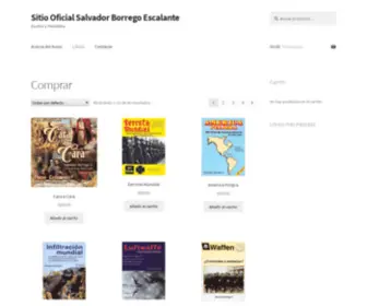 Salvadorborrego.com(Escritor y Periodista) Screenshot