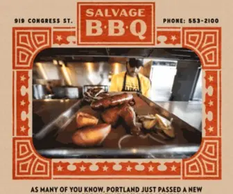 Salvagebbq.com(Salvage BBQ) Screenshot