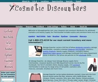 Salvageexporter.com(Wholesale Beauty Supply) Screenshot