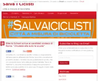 Salvaiciclisti.it(Salva I Ciclisti) Screenshot