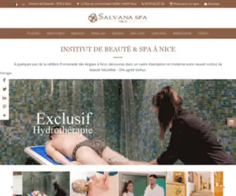 Salvana-Spa.fr(Institut de beauté & SPA à Nice) Screenshot