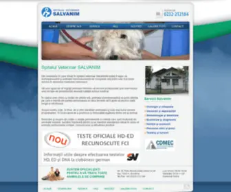 Salvanim.ro(Spital Veterinar Salvanim Iasi) Screenshot