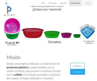 Salvaplastic.com.sv(Inicio) Screenshot