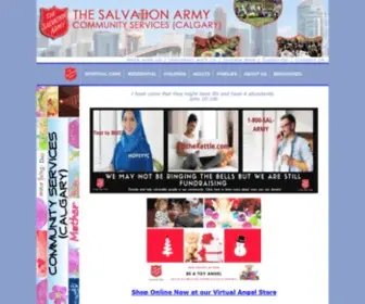 Salvationarmycalgary.org(Community Services (Calgary)) Screenshot