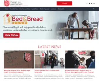 Salvationarmypotomac.org(Serving Maryland) Screenshot