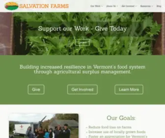 Salvationfarms.org(Salvation Farms) Screenshot