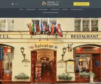 Salvator.cz(Salvator Hotel Prague) Screenshot