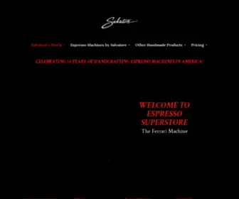 Salvatore-Espresso.com(Espresso Superstore) Screenshot