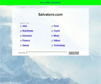 Salvatore.com(Salvatore) Screenshot