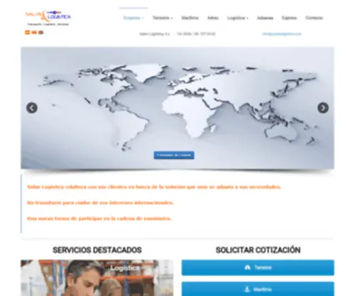 Salvelogistica.com(Salve Logística) Screenshot