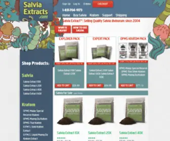 Salviaextracts.com(Salvia Divinorum) Screenshot