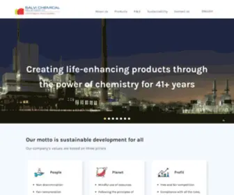 Salvichem.com(Salvi Chemical Industries Ltd) Screenshot