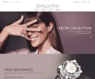Salvini.com(Salvini Gioielli On Line) Screenshot