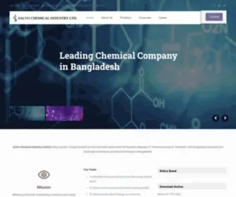 Salvochemical.com(Leading Chemical Industry in Bangladesh) Screenshot