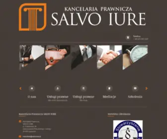 Salvoiure.pl(Kancelaria prawna Zawiercie) Screenshot