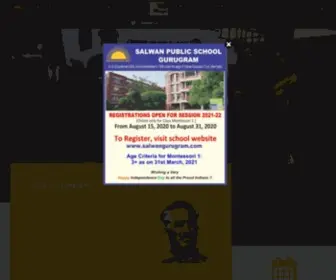 Salwangurgaon.com(Salwan Public School) Screenshot