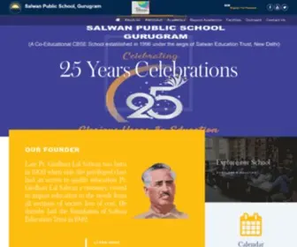 Salwangurugram.com(Salwan Public School) Screenshot