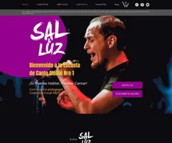 Salyluz360.com(Escuela De Canto) Screenshot