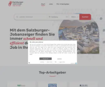 Salzburger-Jobanzeiger.at(Aktuelle Stellenangebote und Jobs in Salzburg) Screenshot