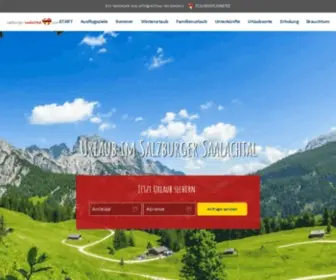 Salzburger-Saalachtal.com(Skiort und Wanderdorf Lofer im Land Salzburg) Screenshot