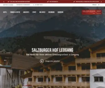 Salzburgerhof.eu(Hotel Salzburger Hof Leogang) Screenshot