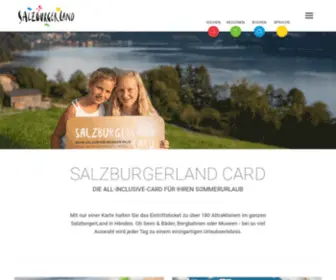 Salzburgerlandcard.com(Salzburgerlandcard) Screenshot