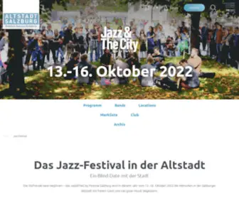 Salzburgjazz.com(Jazz & The City) Screenshot