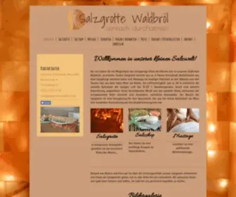 Salzgrotte-Waldbroel.de(Salzgrotte Waldbröl) Screenshot