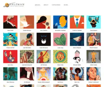 Salzint.com(The artists of Salzman International) Screenshot