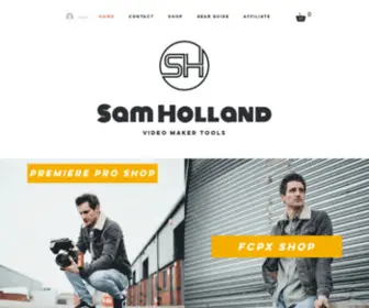 Sam-Holland.com(Sam Holland Filmmaking Tools) Screenshot