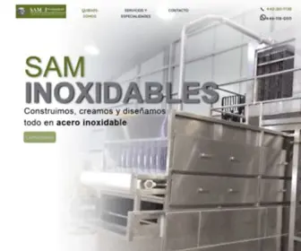 Sam-Inoxidables.com(Company Name) Screenshot