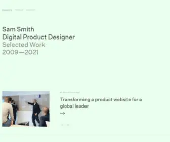 Sam-Smith.design(Sam Smith) Screenshot