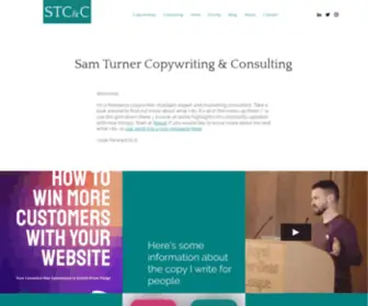 Sam-Turner.net(Sam Turner Copywriting & Consulting STC&C) Screenshot