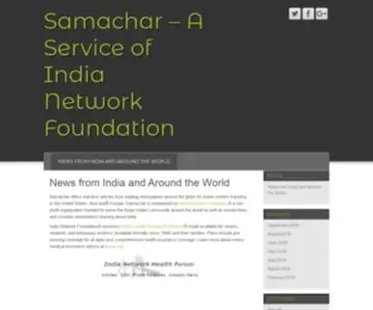 Samachar.net(News from India and Around the World) Screenshot