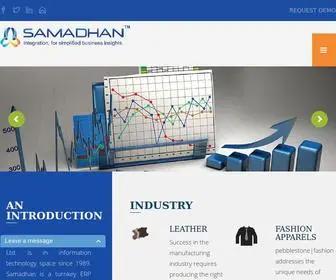 Samadhanindia.com(ERP Vendors & Implementation Company India) Screenshot